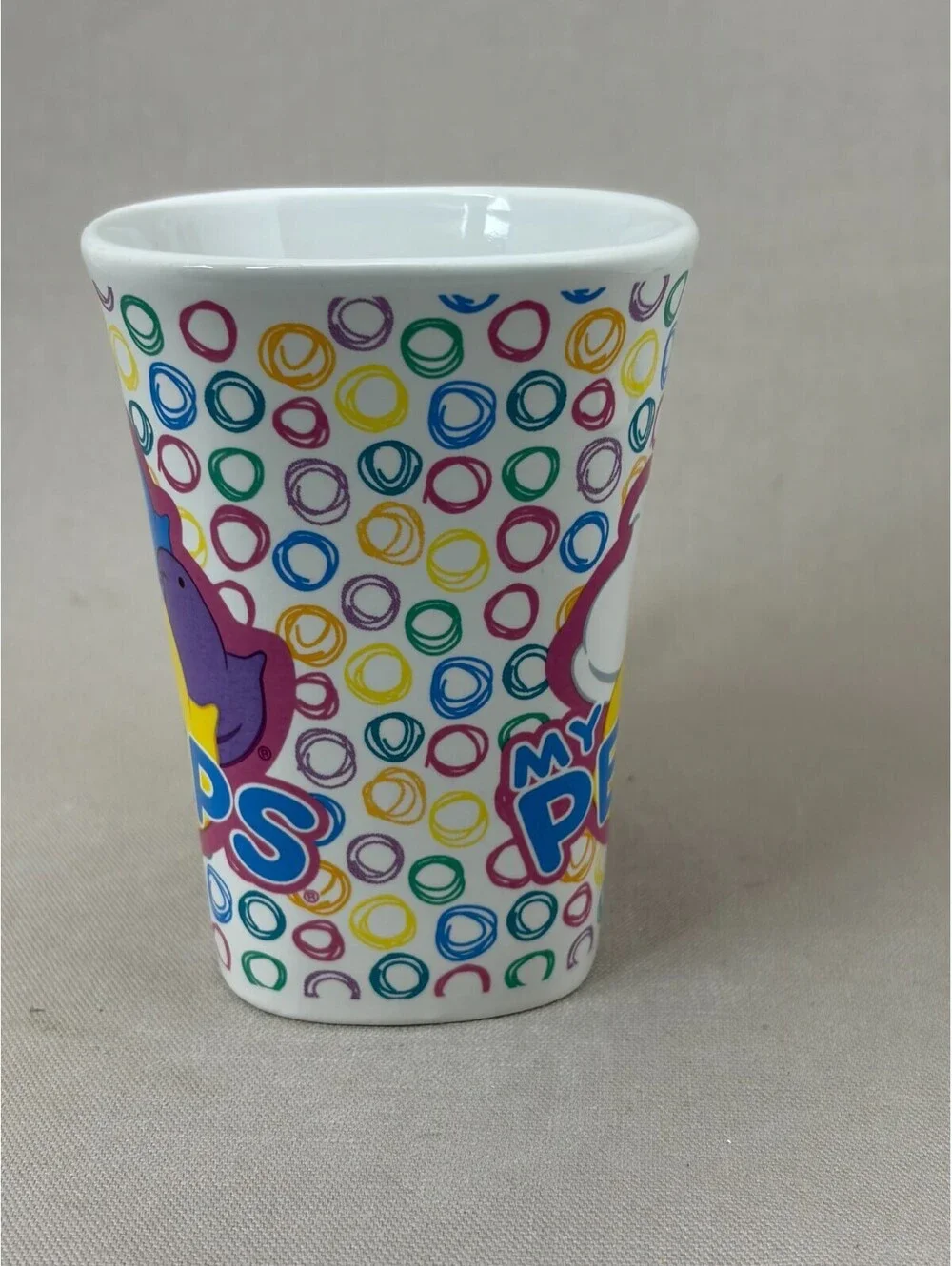 Peeps Marshmallow Chicks Coffee Mug Dan Dee My Peeps Tall Ceramic Tea Cup 14oz
